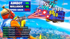 CHEATER vs 12 ŁOWCÓW w FORTNITE!