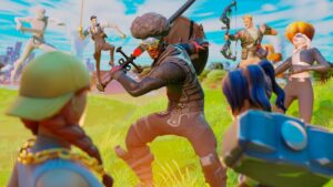 FORTNITE PERO CON ARMAS MEDIEVALES