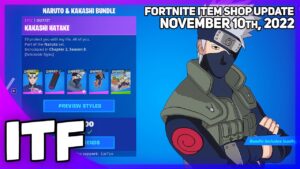 Fortnite Item Shop ALL NARUTO SKINS ARE BACK! [November 10th, 2022] (Fortnite Battle Royale)