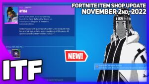 Fortnite Item Shop *NEW* AYIDA LEVEL UP QUEST PACK! [November 2nd, 2022] (Fortnite Battle Royale)