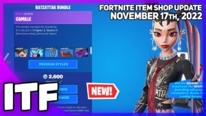 Fortnite Item Shop *NEW* CAMILLE SET! [November 17th, 2022] (Fortnite Battle Royale)