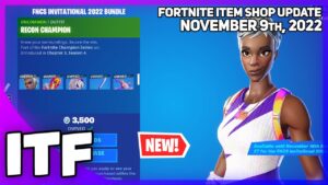 Fortnite Item Shop *NEW* FNCS INVITATIONAL BUNDLE! [November 9th, 2022] (Fortnite Battle Royale)