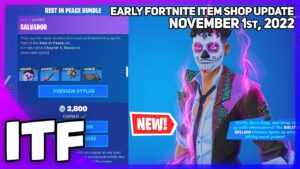 Fortnite Item Shop *NEW* REST IN PEACE BUNDLE! [November 1st, 2022] (Fortnite Battle Royale)