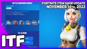 Fortnite Item Shop NEW UPDATE IN THE MORNING! [November 14th, 2022] (Fortnite Battle Royale)