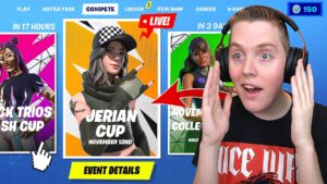 I Got My *OWN* Tournament In Fortnite! (Jerian Cup)