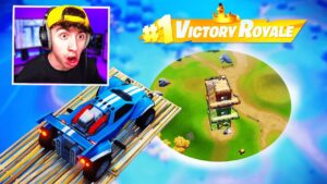 Je FAIS une SKYBASE avec la VOITURE CHEATÉ sur Fortnite !