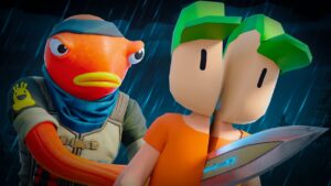 Jugué Stumble Guys en Fortnite!