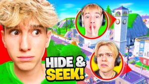 NASCONDINO tra YOUTUBERS del mio TEAM con 100 EURO in PALIO! Fortnite ITA