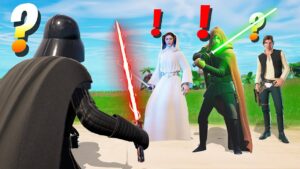 NOUVEAUX BOSS STAR WARS contre DARK VADOR sur FORTNITE !