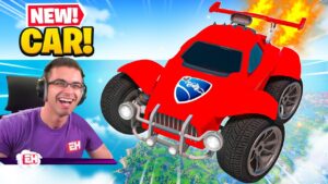 Nick Eh 30 reacts to Rocket League in Fortnite!