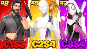 SWEATIEST Fortnite Skin Combo From Each SEASON!