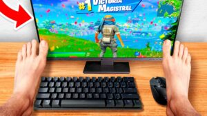 Uso SOLO LOS PIES Toda la Partida!