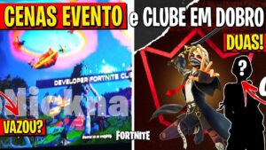 VAZARAM AS CENAS DO EVENTO RUPTURA!? GANHAR DUAS SKINS NO CLUBE FORTNTE?