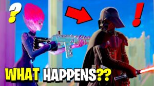 What Happens if Boss Darth Vader Meets Boss Herald Fortnite!