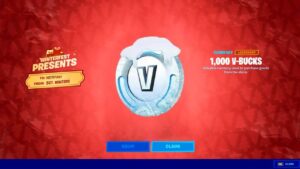 1,000 V-BUCKS PRESENT is NOW AVAILABLE!