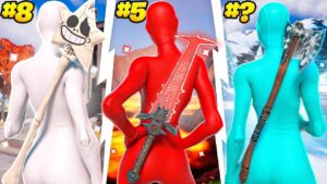 25 *SWEATIEST* Pickaxes In Chapter 4 Of Fortnite!