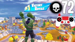 72 Elimination Solo Squads Gameplay "Build / Zero Build" Wins (NEW Fortnite Chapter 4)