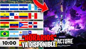 ¿A QUE HORA EMPIEZA EL EVENTO FINAL de FORTNITE❓ Horarios OFICIALES  del Evento Fortnite⏰