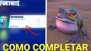 COMO COMPLETAR TODAS AS MISSÕES SEMANAIS (VIVA NA NATUREZA) CAPÍTULO 4 - FORTNITE