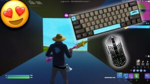 Custom Keyboard Fortnite Gameplay 😍 Fortnite Tilted Towers ZoneWars ASMR