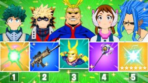 Die *NEUE* ZUFÄLLIGE MY HERO ACADEMIA CHALLENGE in Fortnite Kapitel 4