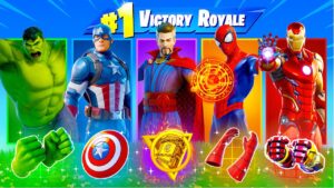 Die ,,ZUFÄLLIGE" MARVEL AVENGER BOSS Skin Challenge in Fortnite 4 Deutsch (IronMan, Hulk, Spiderman)