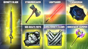 Evolution of All Fortnite Melee Weapons (Chapter 1 - Chapter 4)