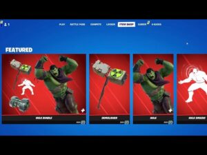 FORTNITE ITEM SHOP FREE HULK!