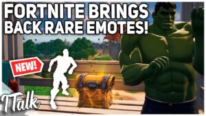 Fortnite BRINGS BACK Then REMOVES Rarest Emotes! Why?