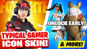 Fortnite Typical Gamer RADIO Skin TEASER! *NEW* GET FREE Skins EARLY!