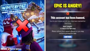 Fortnite Winterfest Cancelled & Players Banned!