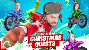 Fortnite is FROZEN! (K-City Christmas Quests)