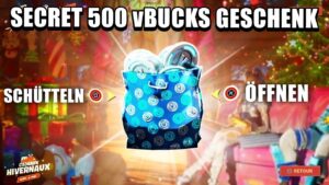 GEHEIMES 15. GESCHENK 🎁 500 GRATIS vBucks + 5 Items | Fortnite Chapter 4 Deutsch