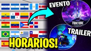 *HORARIOS!* EVENTO FINAL CAPITULO 3 + TRAILER CAPITULO 4 DE FORTNITE ...!!