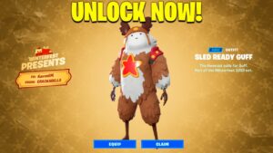 How To GET SLED READY GUFF SKIN NOW in Fortnite! (Winterfest 2022)