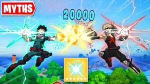 I Busted MY HERO ACADEMIA *MYTHS* in Fortnite