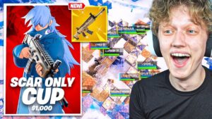 I Hosted a SCAR ONLY Tournament for $100 in Fortnite! (it’s back!)