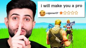 I Went UNDERCOVER with a $5 Fortnite Coach!