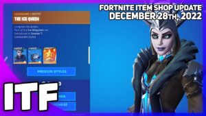 ICE QUEEN IS BACK! Fortnite Item Shop [December 28th, 2022] (Fortnite Battle Royale)