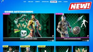 ICON Series Giannis Antetokounmpo Bundles Item Shop Fortnite!