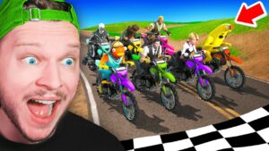 J'ai Organisé La plus Grande Course de MOTO sur Fortnite !