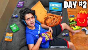 Kid Survived Playing Fortnite For 50 Hours Straight…