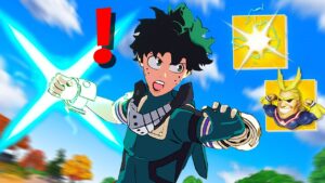 Le NOUVEAU BOSS *MyHeroAcademia* avec son POUVOIR MYTHIQUE est ARRIVÉ sur la MAP de FORTNITE !