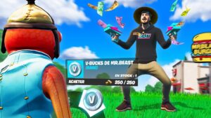 MR.BEAST est ARRIVÉ sur la MAP de FORTNITE !