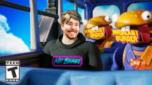 Mr Beast Arrives on the Fortnite Island
