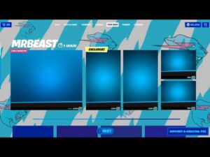 Official Fortnite Item Shop MrBeast!