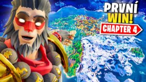 PRVNÍ WIN CHAPTER 4 SEASON 1 VE FORTNITE!!