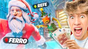 SFIDO il MIO TEAM per 100 EURO nella nuova DEATHRUN di GHIACCIO!! Fortnite ITA