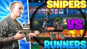 SNIPERS VS RUNNERS I FORTNITE