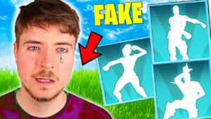 Trolling a FAKE Mr Beast in Fortnite! (RAGE)